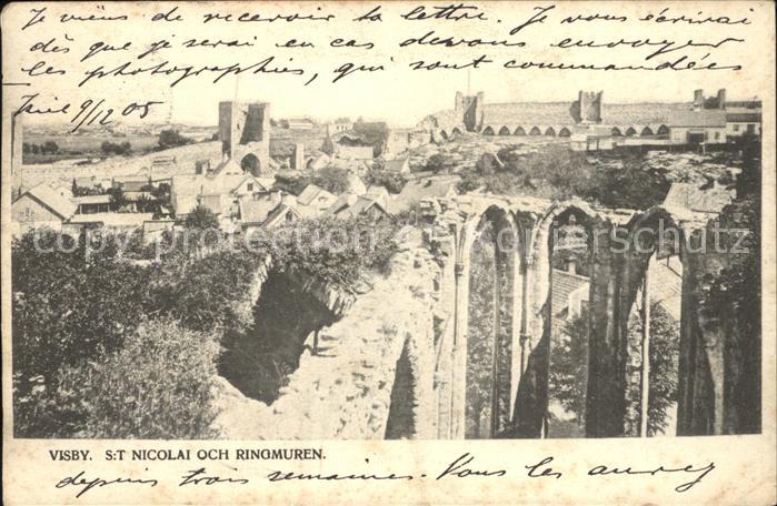 Visby St Nicolai och Ringmuren