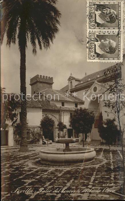 Sevilla Andalucia Patio del Convento de Santa Clara Klost