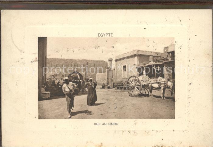 Caire Rue dans la ville Eselkarren