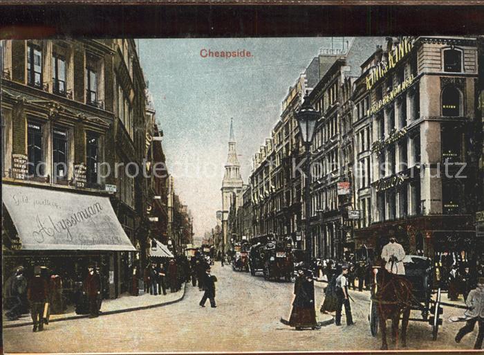 London Cheapside Pferdekutsche