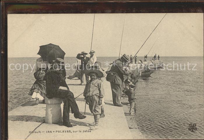Palavas-les-Flots Herault Sur la Jetee Angeln