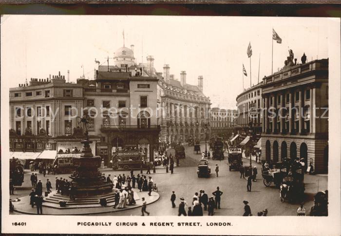 London Piccadilly Circus and Regent Street Monument