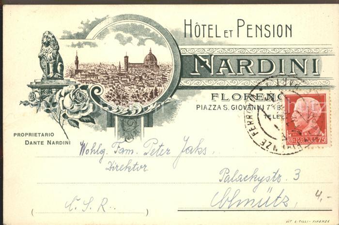 Florence Toscana Piazza San Giovanni Hotel Pension Dante