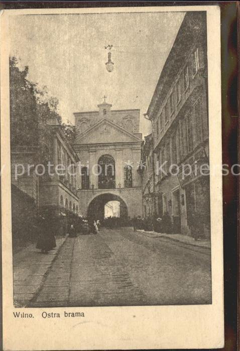 Wilno Wilna Ostra brama
