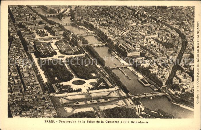 Paris Perspective Seine Place de la Concorde