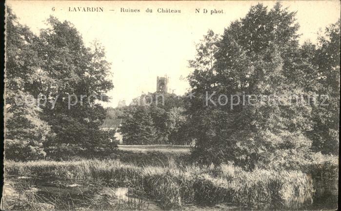 Lavardin Loir-et-Cher Ruines du Chateau