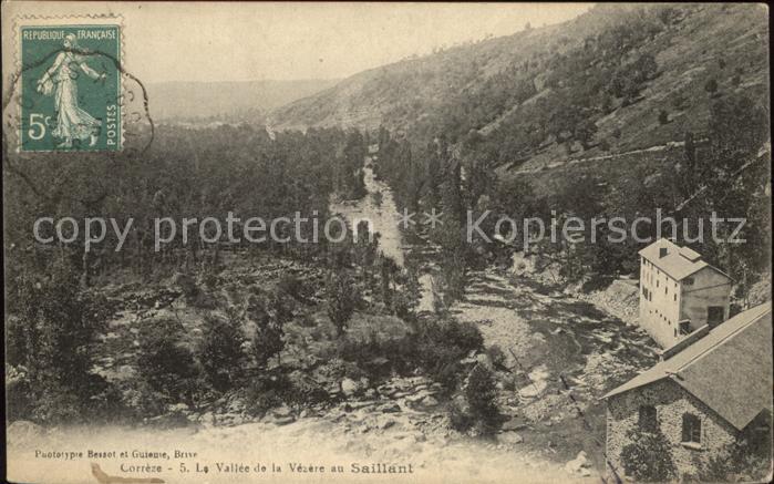 Correze Vallee de la Vezere au Saillant Stempel