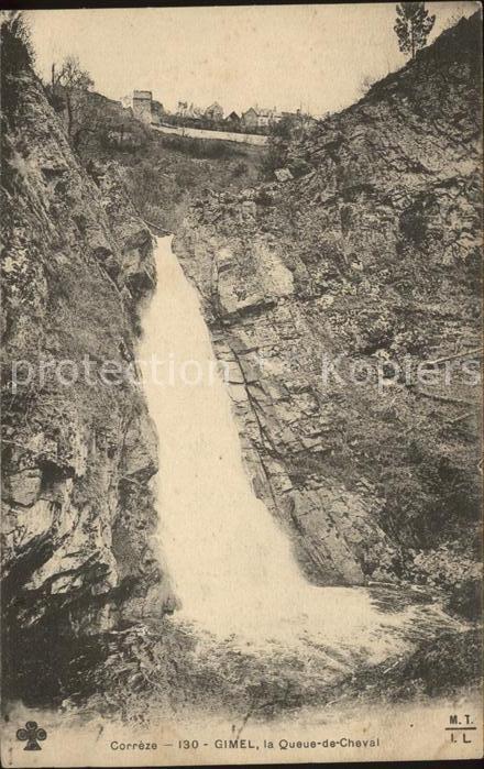 Gimel-les-Cascades Cascade Queue de Cheval Wasserfall