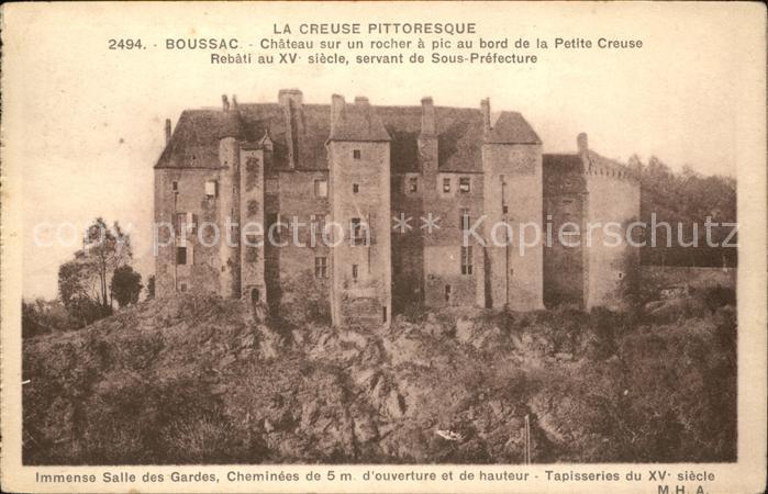 Boussac Creuse Chateau