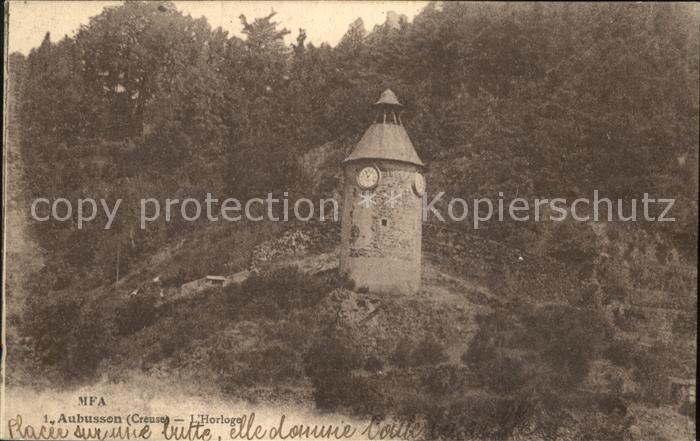 Aubusson Creuse Horloge