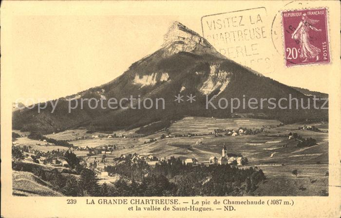 Saint-Pierre-de-Chartreuse Isere La Grande Chartreuse Pic de Chamechaude