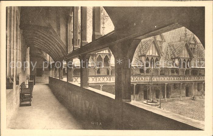 Beaune Cote d Or Burgund Galeries de l_Hotel Dieu