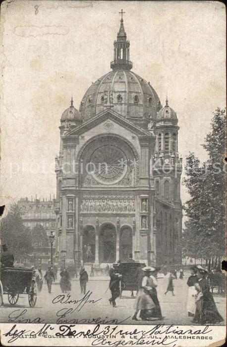Paris Eglise Saint Augustin Boulevard Maleshe