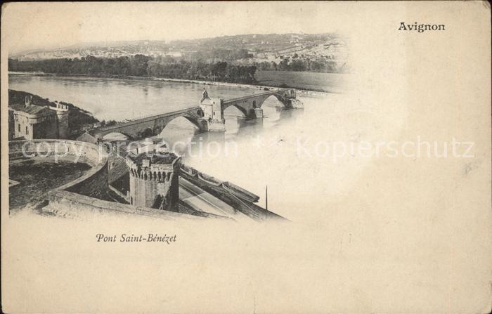 Avignon Vaucluse Pont Saint Benezet