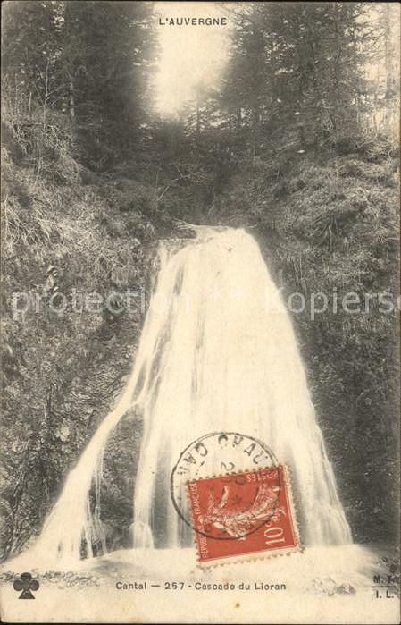 Lioran Cascade du Lioran Wasserfall Stempel au