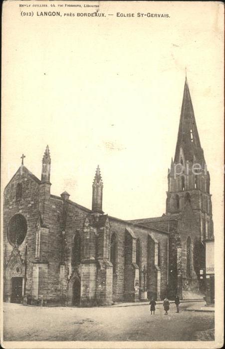 Langon Gironde Eglise St Gervais