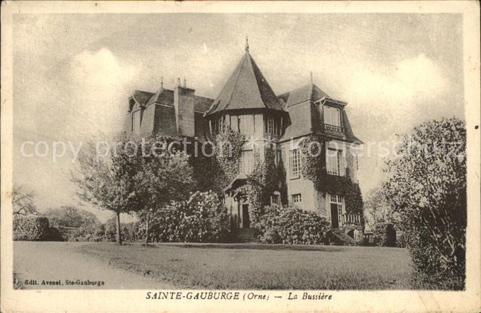 Sainte-Gauburge-Sainte-Colombe La Bussiere Chateau
