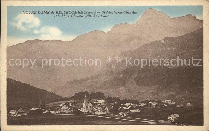 Bellecombe-en-Bauges Notre Dame St. Nicolas la Chapelle et M