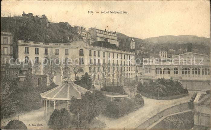Royat Puy de Dome Vue partielle Pavillon