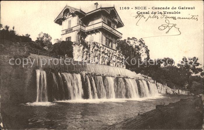 Nice Alpes Maritimes Cascade de Gairaut Canal de la Vesubie