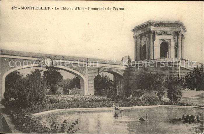 Montpellier Herault Chateau d_Eau Promenade du Peyrou