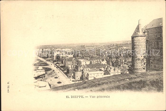 Dieppe 76 Vue generale Chateau