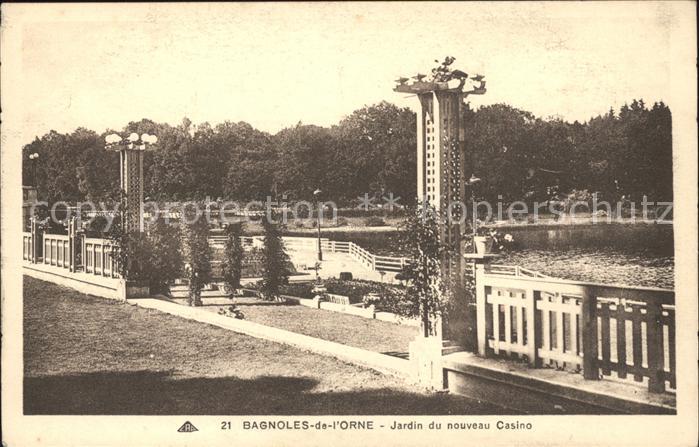 Bagnoles-de-l Orne Jardin du nouveau Casino