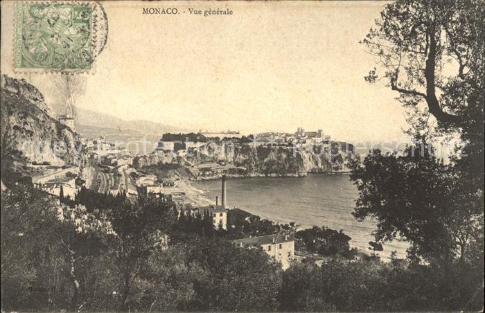 Monaco Vue generale Le Rocher
