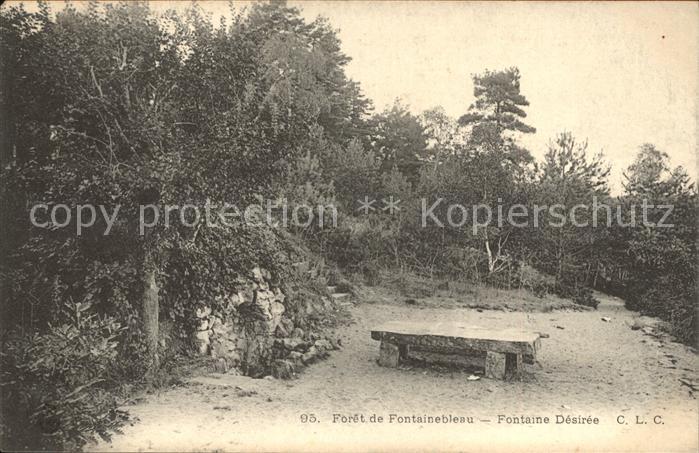 Fontainebleau Seine et Marne Foret de Fontainebleau Fontaine Desiree