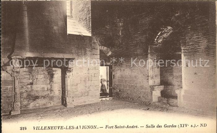 Villeneuve-les-Avignon Fort Saint Andre Salle des Gardes