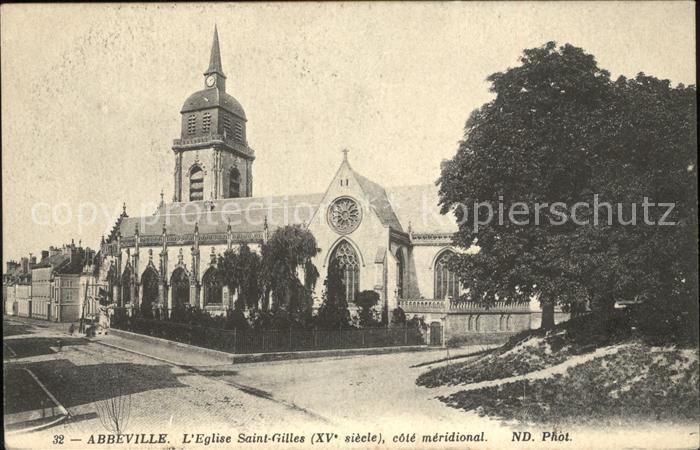 Abbeville 80 Somme Eglise Saint Gilles