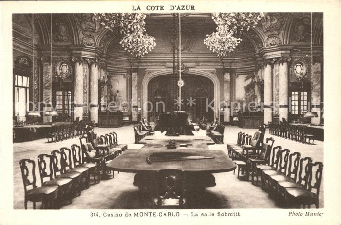 Monte-Carlo Casino Salle Schmitt Kronleuchter
