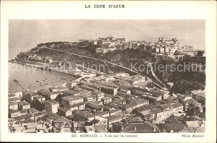 Monaco Vue sur le Rocher