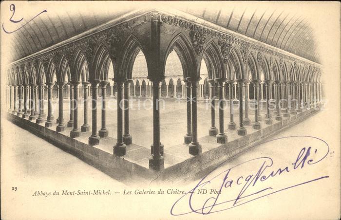 Mont-Saint-Michel Abbaye Les Galeries du Cloitre