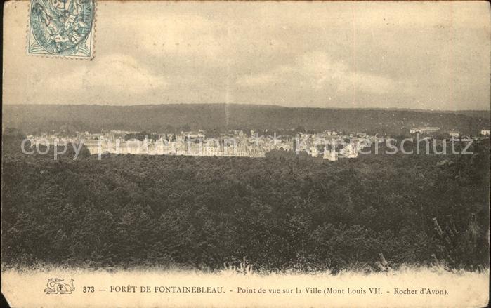 Fontainebleau Seine et Marne Foret de Fontainebleau Point de vue Mon
