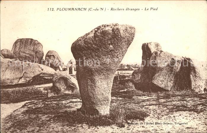 Ploumanach Rochers etranges Le Pied