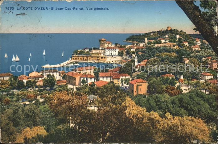 Saint-Jean-Cap-Ferrat Vue generale Cote d_Azur