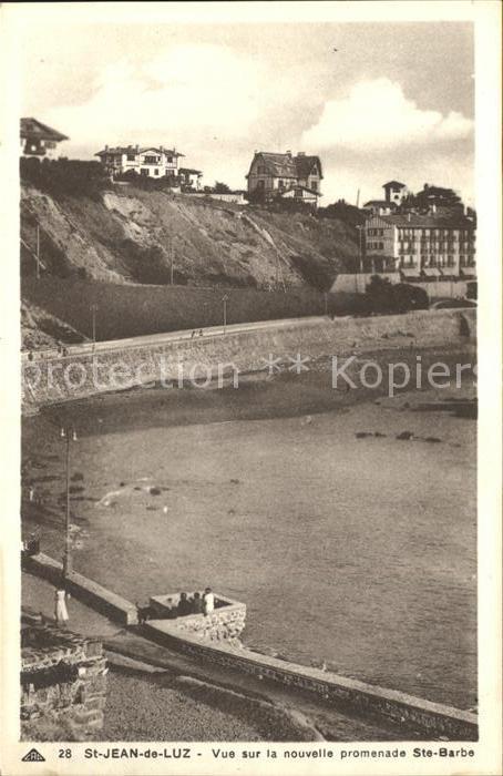 Saint-Jean-de-Luz Nouvelle Promenade Sainte Barbe