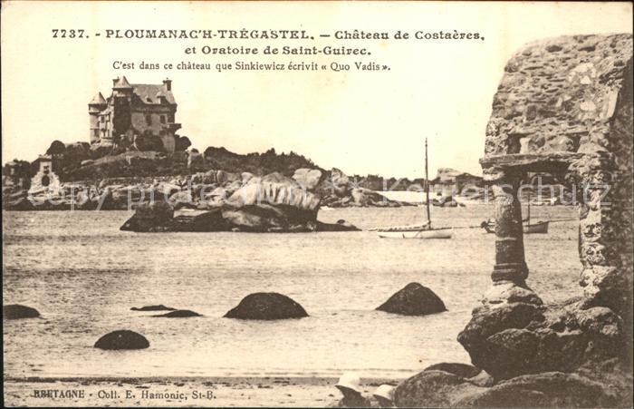 Ploumanach Chateau de Costaeres Oratoire de Saint