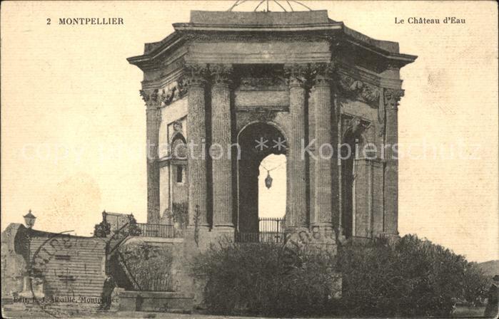 Montpellier Herault Chateau d_Eau
