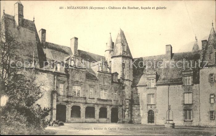 Mezangers Chateau du Rocher Facade et Galerie