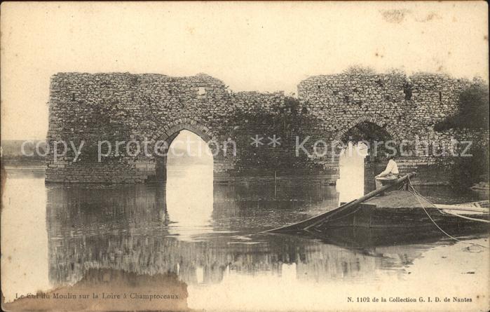Champtoceaux Cul du Moulin sur la Loire Ruines