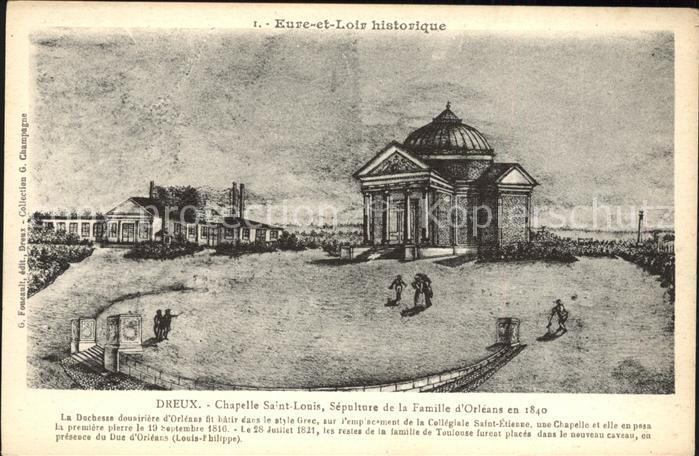 Dreux Chapelle Saint Louis Histoire