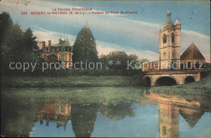 Nogent-le-Rotrou Huisne au Pont Saint Hilaire