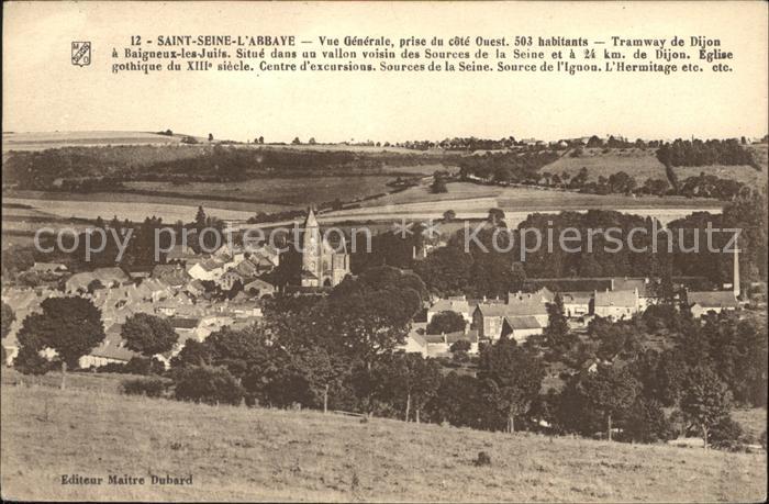 Saint-Seine-l Abbaye Vue generale