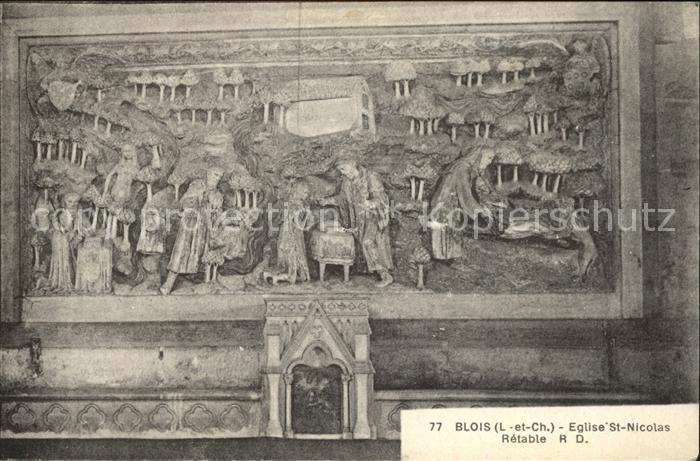 Blois 41 Eglise Saint Nicolas Retable