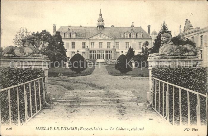 Meslay-le-Vidame Chateau Sculpture