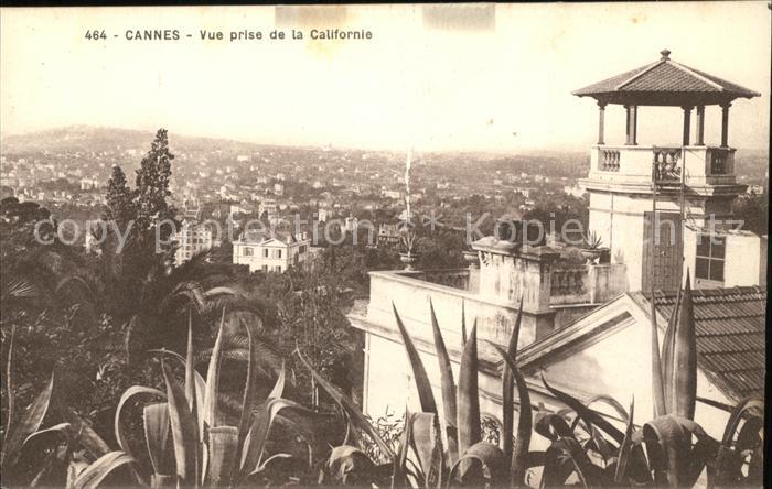 Cannes Alpes-Maritimes Vue prise du Quartier Californie