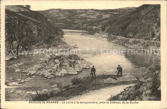 Roanne Loire La Loire a la Gorgonniere pres le Chate