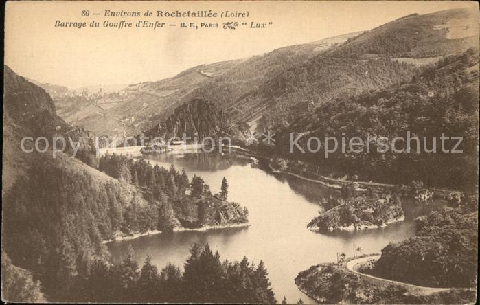 Rochetaillee Saint Etienne Barrage du Gouffre d_Enfer